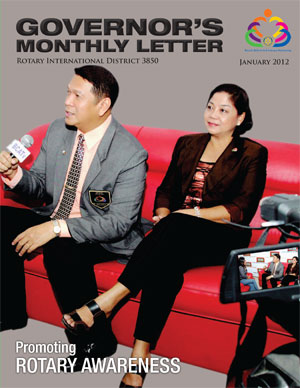 January 2012, Governor's Monthly Letter