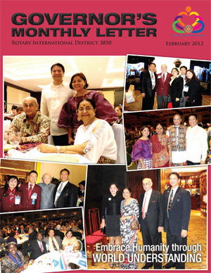 February 2012, Governor's Monthly Letter