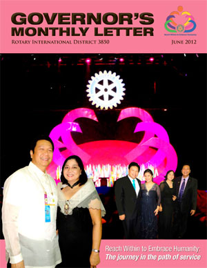 June 2012, Governor's Monthly Letter