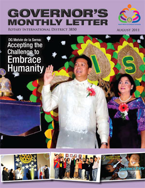 August 2011, Governor's Monthly Letter
