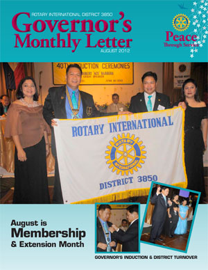 August 2012, Governor's Monthly Letter