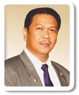 District Governor Melvin de la Serna