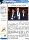 December  2005, Governor's Monthly Letter