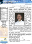 September  2005, Governor's Monthly Letter