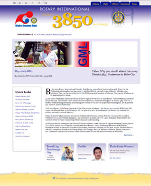 The third generation of the website